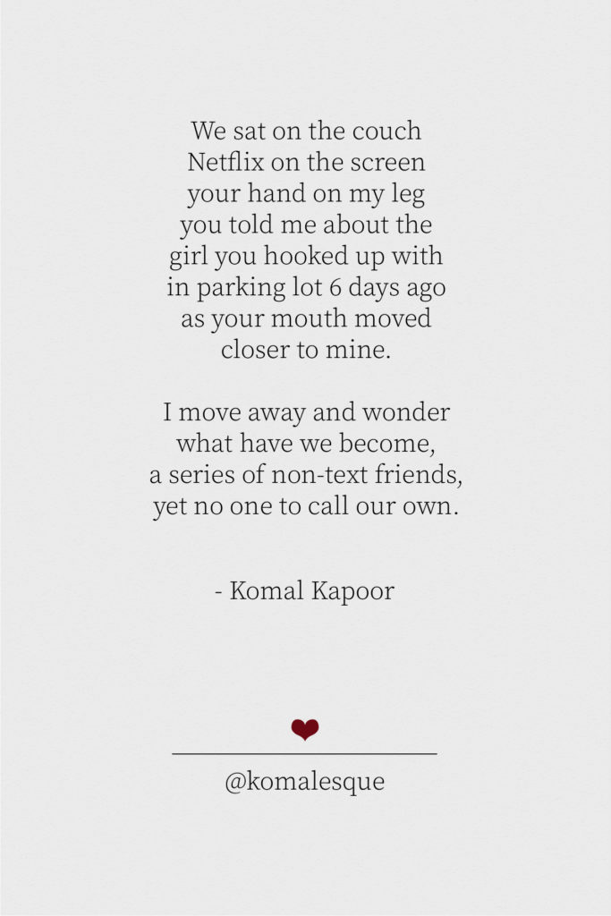 Quotes About One Sided Love Komal Kapoor